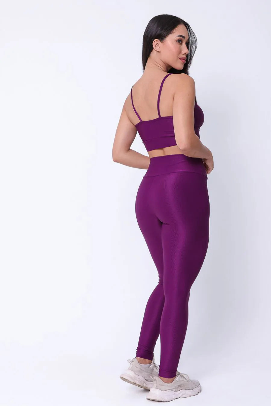 Conjunto Legging Aveludado de compressão Beterraba